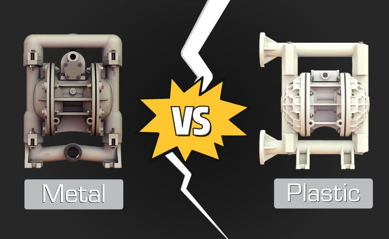 Which material is best for an acid resistant pump? Comparing plastic versus metal options for your specific needs.