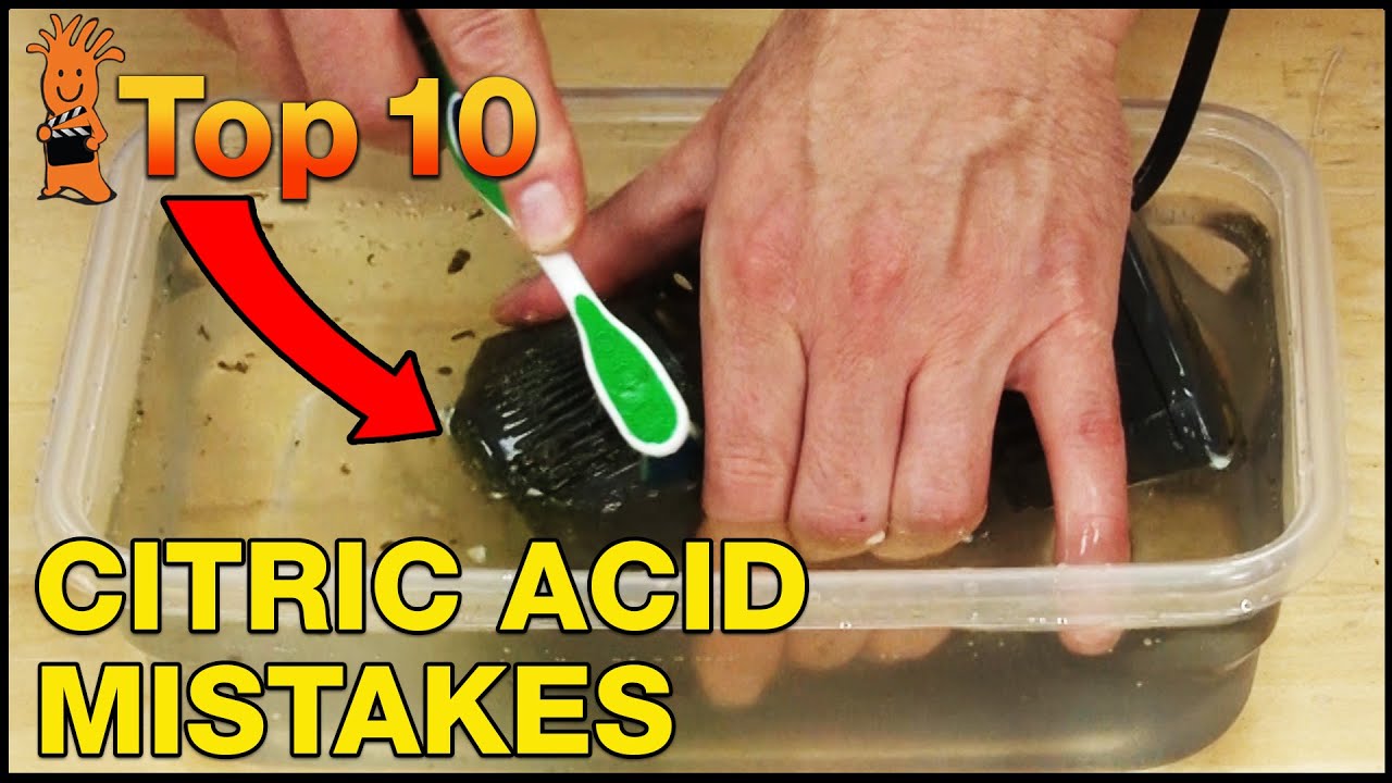 Got a gunky filter? See how citric acid to clean aquarium pumps makes maintenance easy.
